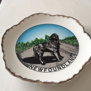 Newfoundland dog plate